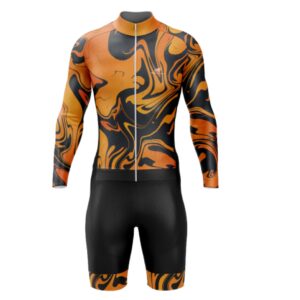 ENTERIZO HOMBRE NARANJA BRUSHSTROKE