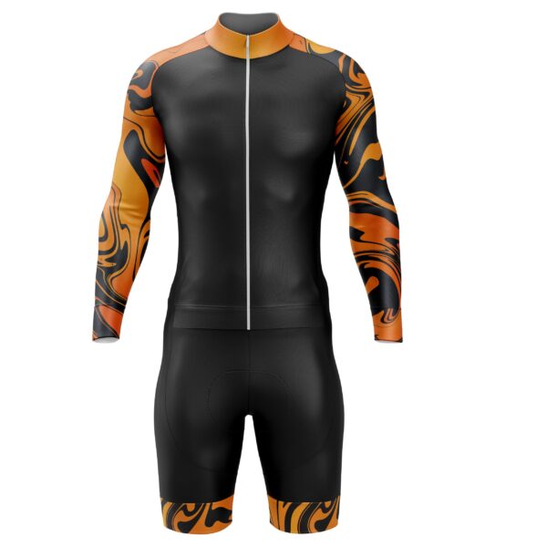 ENTERIZO HOMBRE NEGRO BRUSHSTROKE